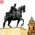 2016 Nueva figura de bronce moderna Escultura urbana del retrato del bronce de la estatua de la manera de la alta calidad para el jardín